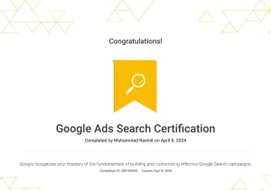 Google Ads Search Certification _ Google